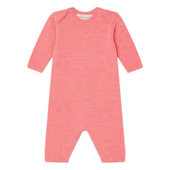 Bonpoint - Elin Wool Romper | Powder Pink