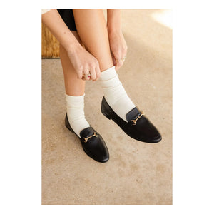 Bobbies - Jill Deri Loafer | Siyah
