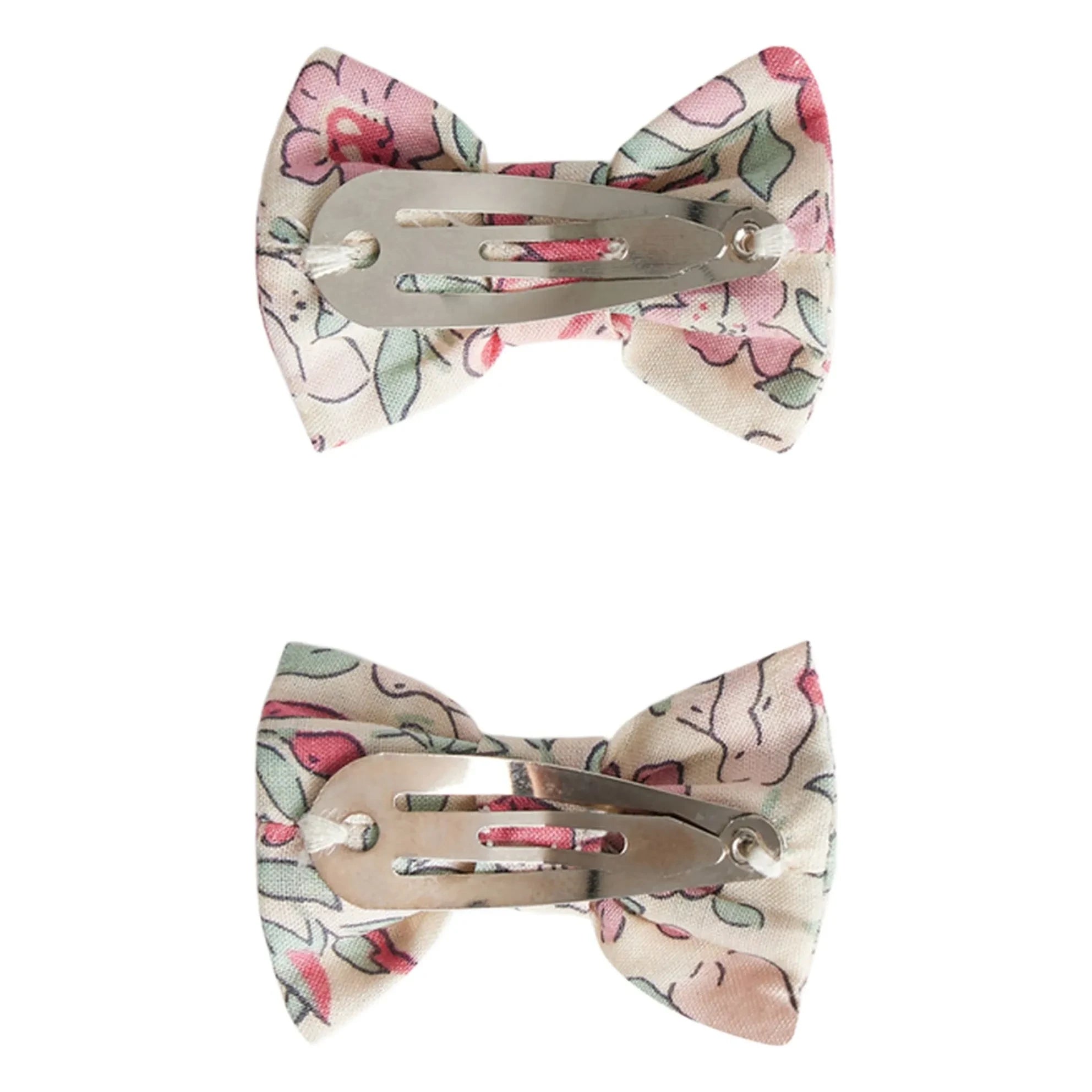 Bonpoint - Set of 2 Floral Pattern Miniclic Clips | Pink