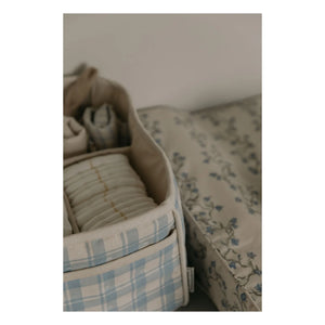 garbo&friends - Plaid Sky baby basket