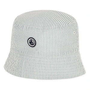Petit Bateau - Striped Organic Cotton Bob Hat | Green