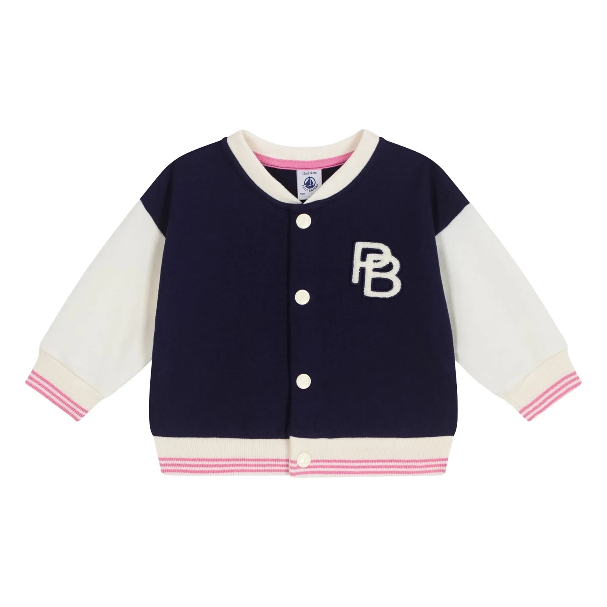 Petit Bateau - Teddy polar ceket | Ekru