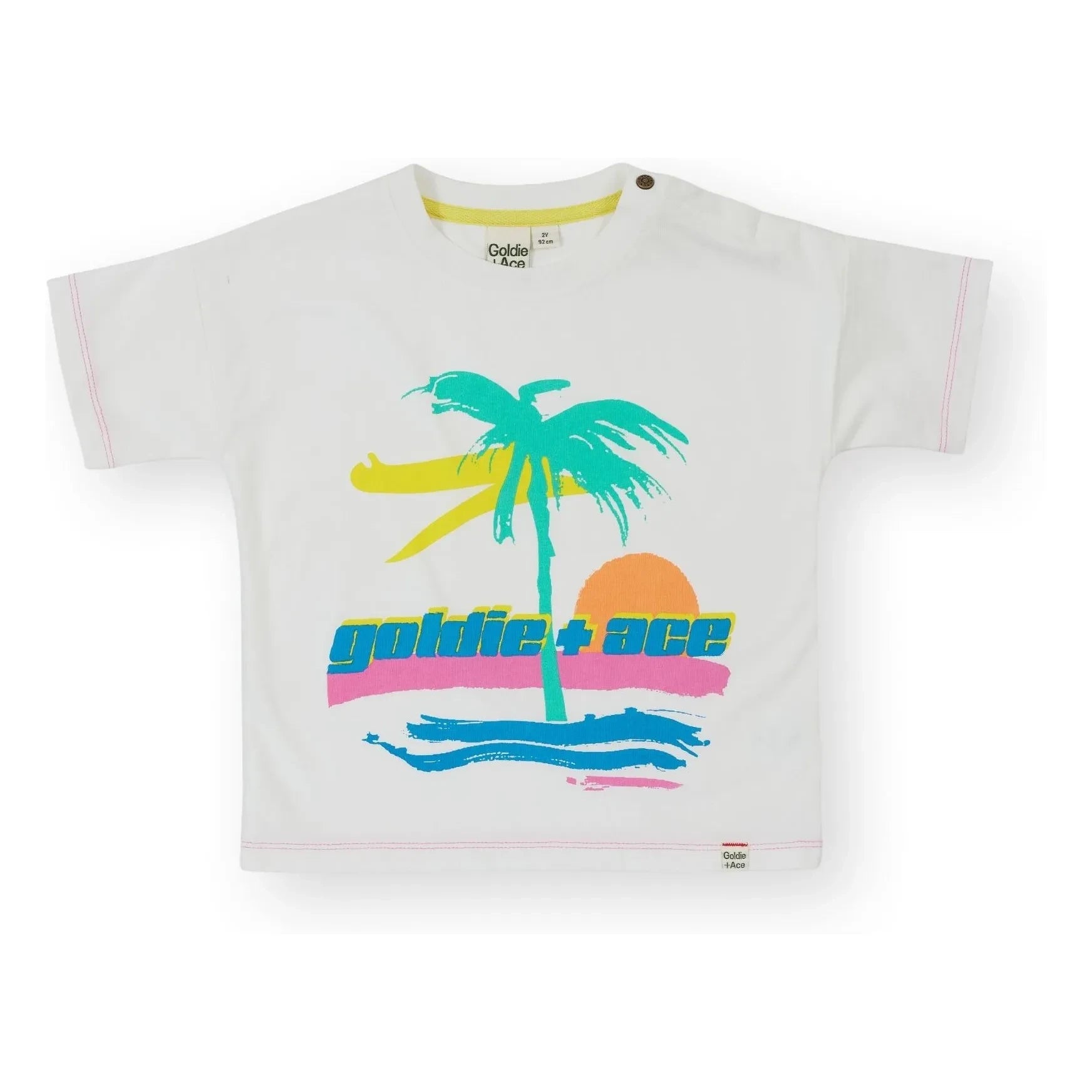 Goldie + Ace - Palm T-Shirt | Ivory