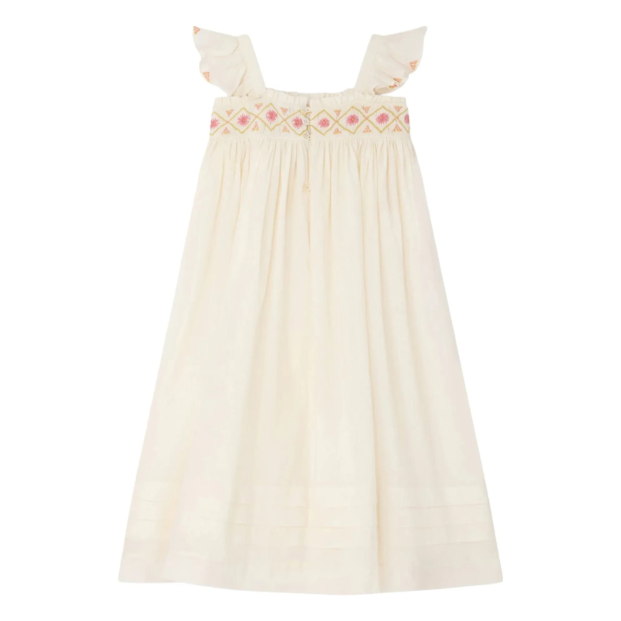Bonpoint - Laora Organic Cotton Dress | Ecru
