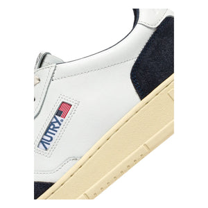 Autry - Medalist Low Leather and Suede Sneakers | Petrol Blue