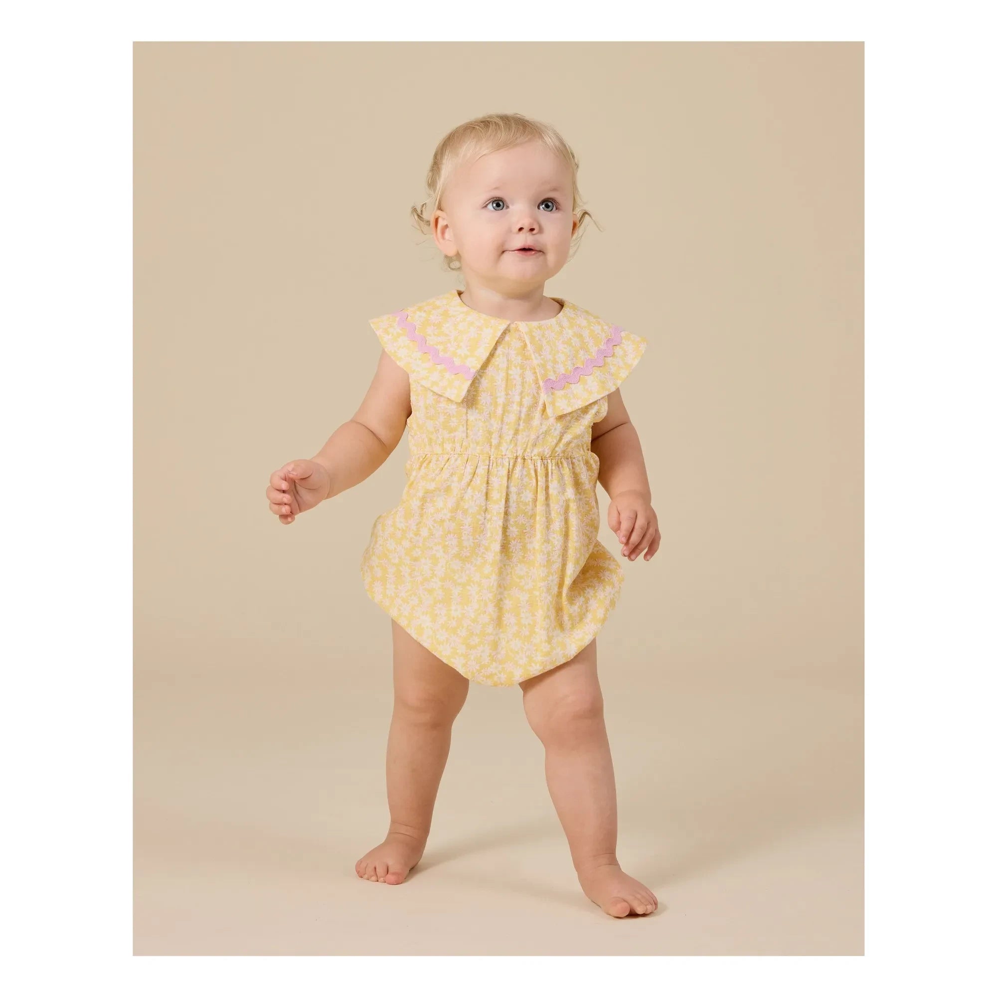 Goldie + Ace - Fleurie Linen Jumpsuit | Yellow