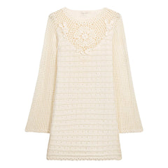 Louise Misha - Eleonora Cotton Dress | Cream