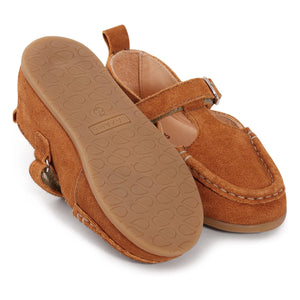 Lazare - Babies Olive Süet | Camel