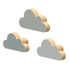 Cam Cam - Nuage Hook Set - 3 Pieces | Gray Blue