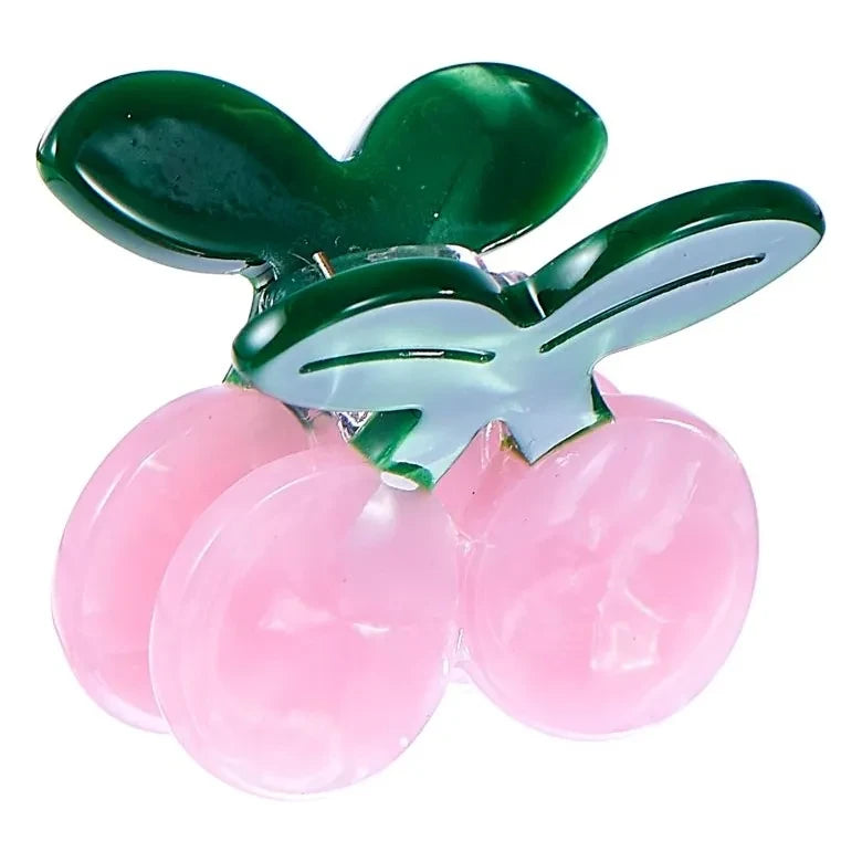 Rockahula Kids - 2-piece Cherry Pearl Hair Clip Set | Green