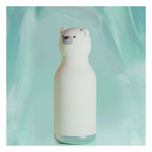 Asobu - White Bear Stainless Steel Water Bottle