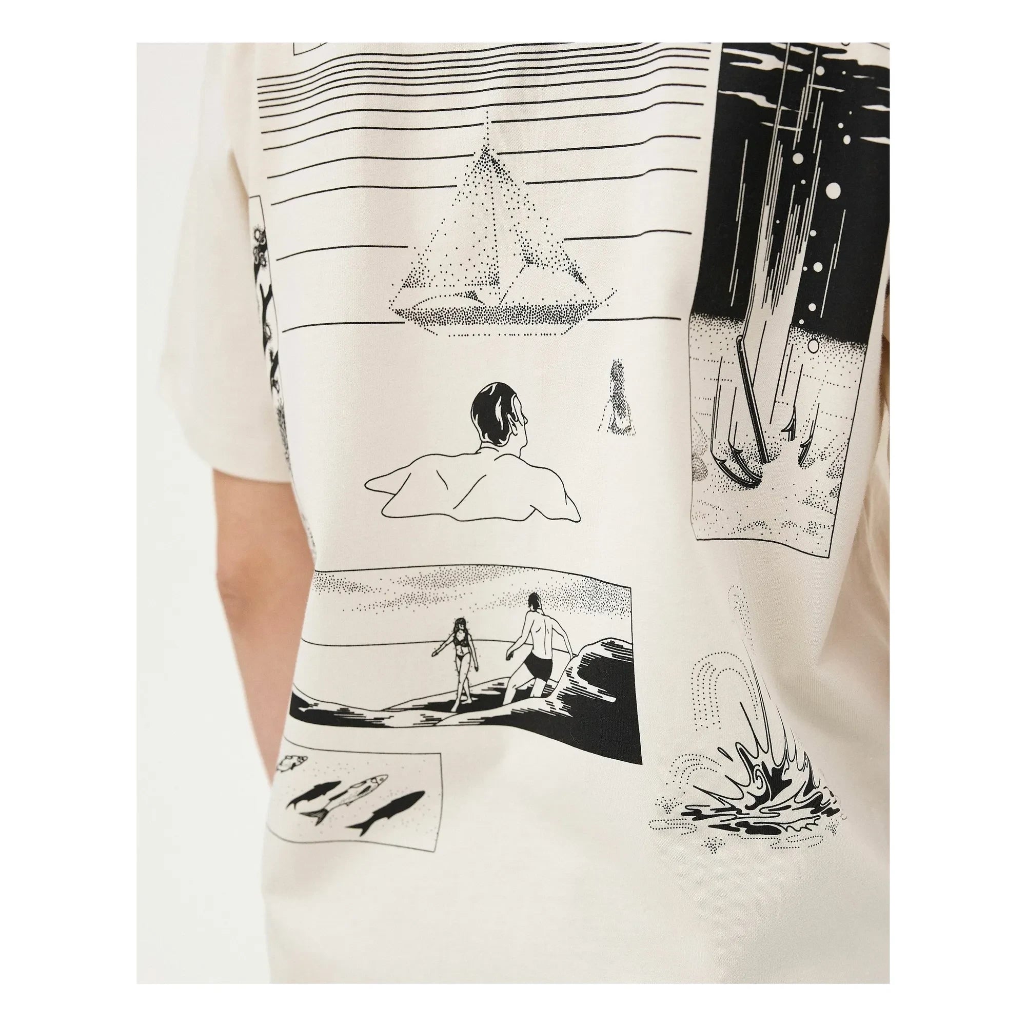 Noyoco - York Merceron T-Shirt Organic Cotton | Off White
