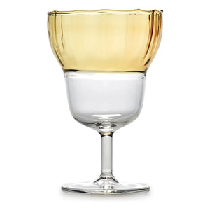 Serax - Yam wine glasses, Waww La Table - Set of 4 | Yellow