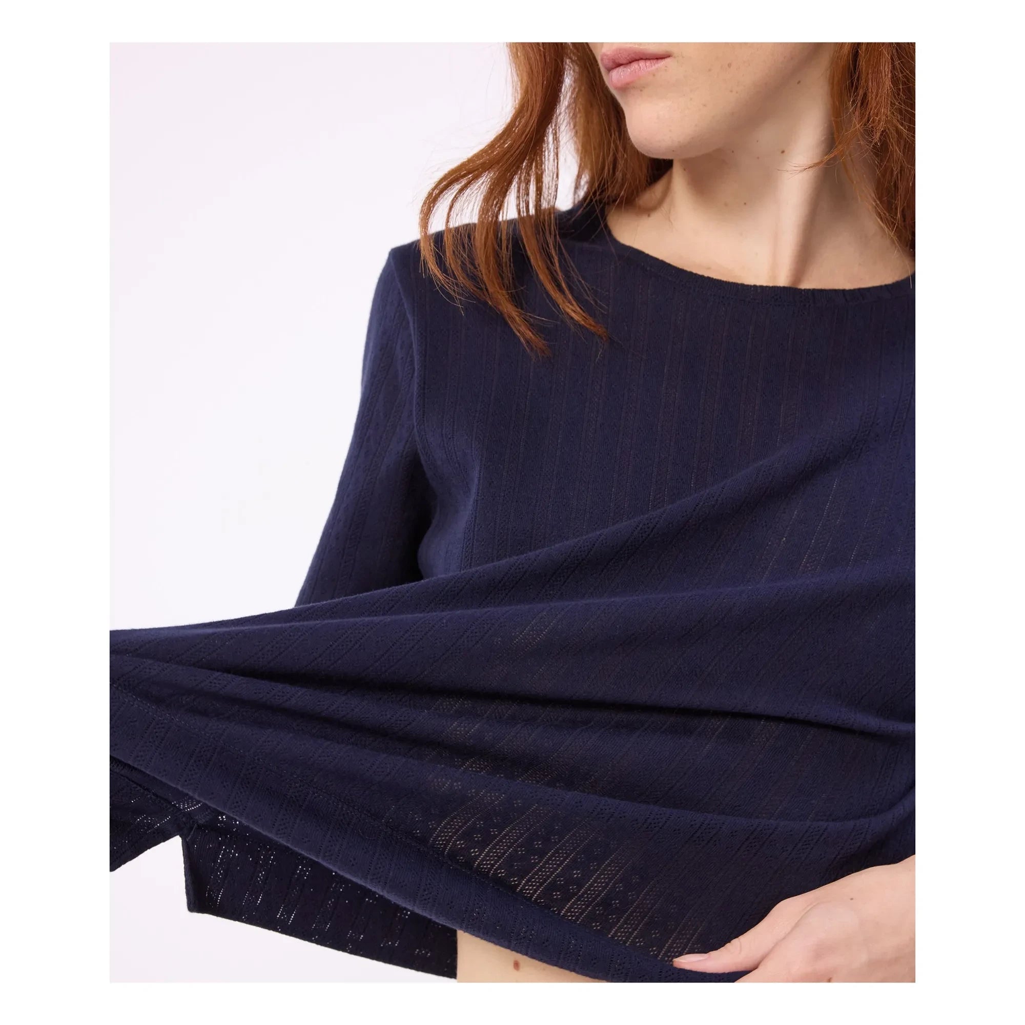 Petit Bateau - Navy blue liquid pajamas