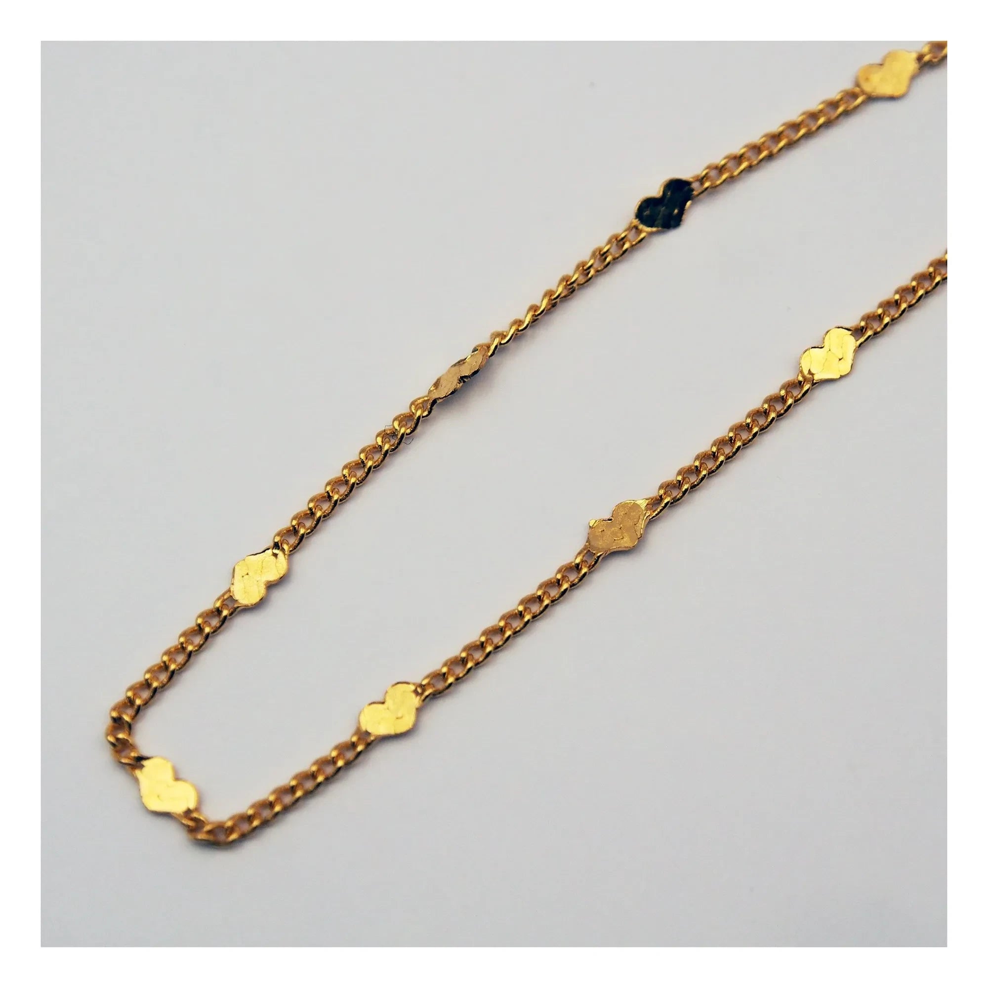 Adorabili - Heart Chain Bracelet | Gold