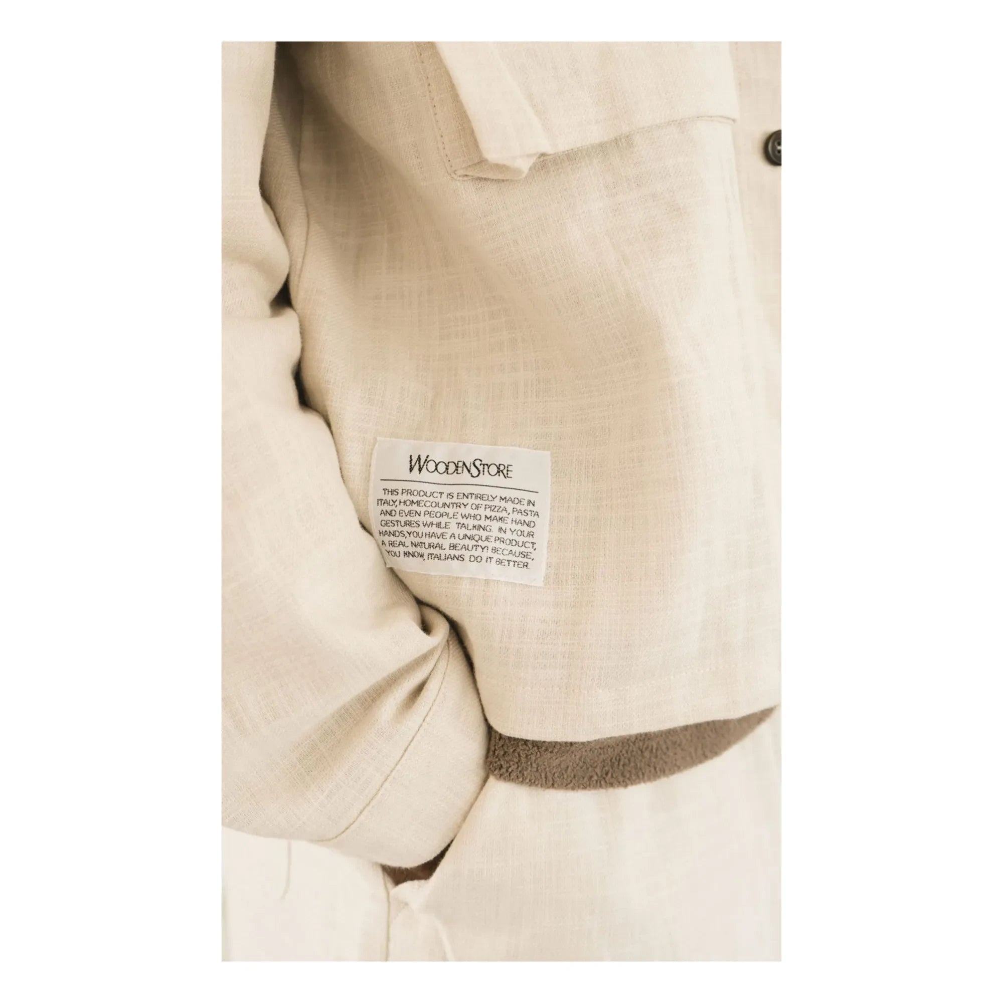 Wooden Store - Askeri overshirt | Krem