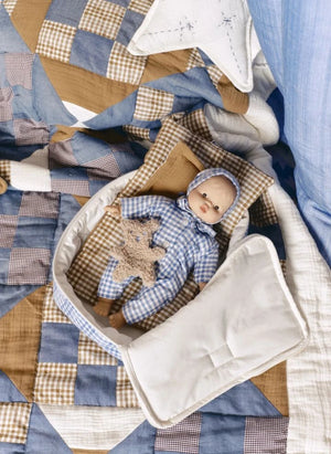 Minikane - Vintage Valiz: "The Cowboy and the Star," Editions Aimable x Minikane | Mavi Vichy Pamuklu