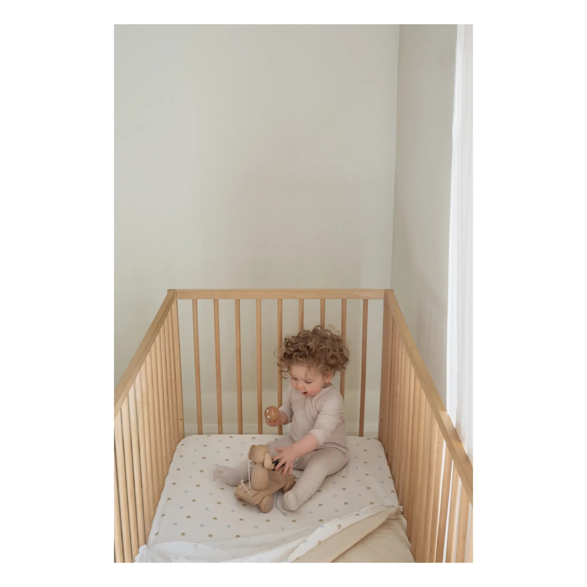 Soft Spot - Seaside Elastic Fitted Sheet, Organic Cotton | Seaside