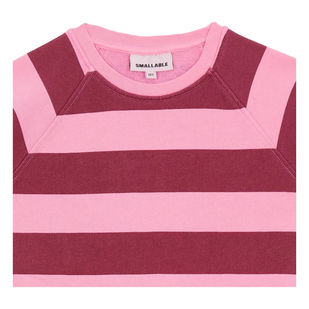 Smallable Kid - Azalea Çizgili Tişört Elbise | Candy pink