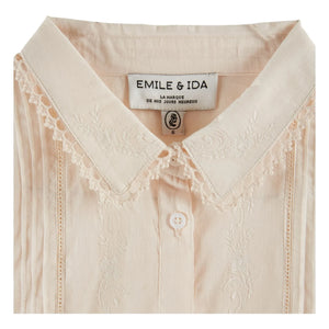 Emile and Ida - Vintage Pamuk Bluz | Krem