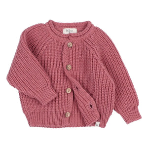 Búho - Wool Cardigan | Mauve