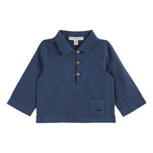 Emile et Ida - Linen Shirt | Navy Blue