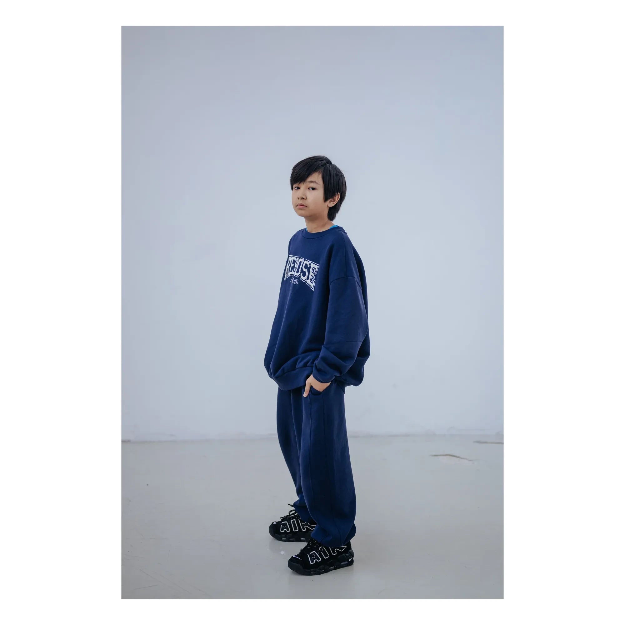 Repose AMS - Cozydrop REPOSE AMS organik pamuklu sweatshirt | Lacivert