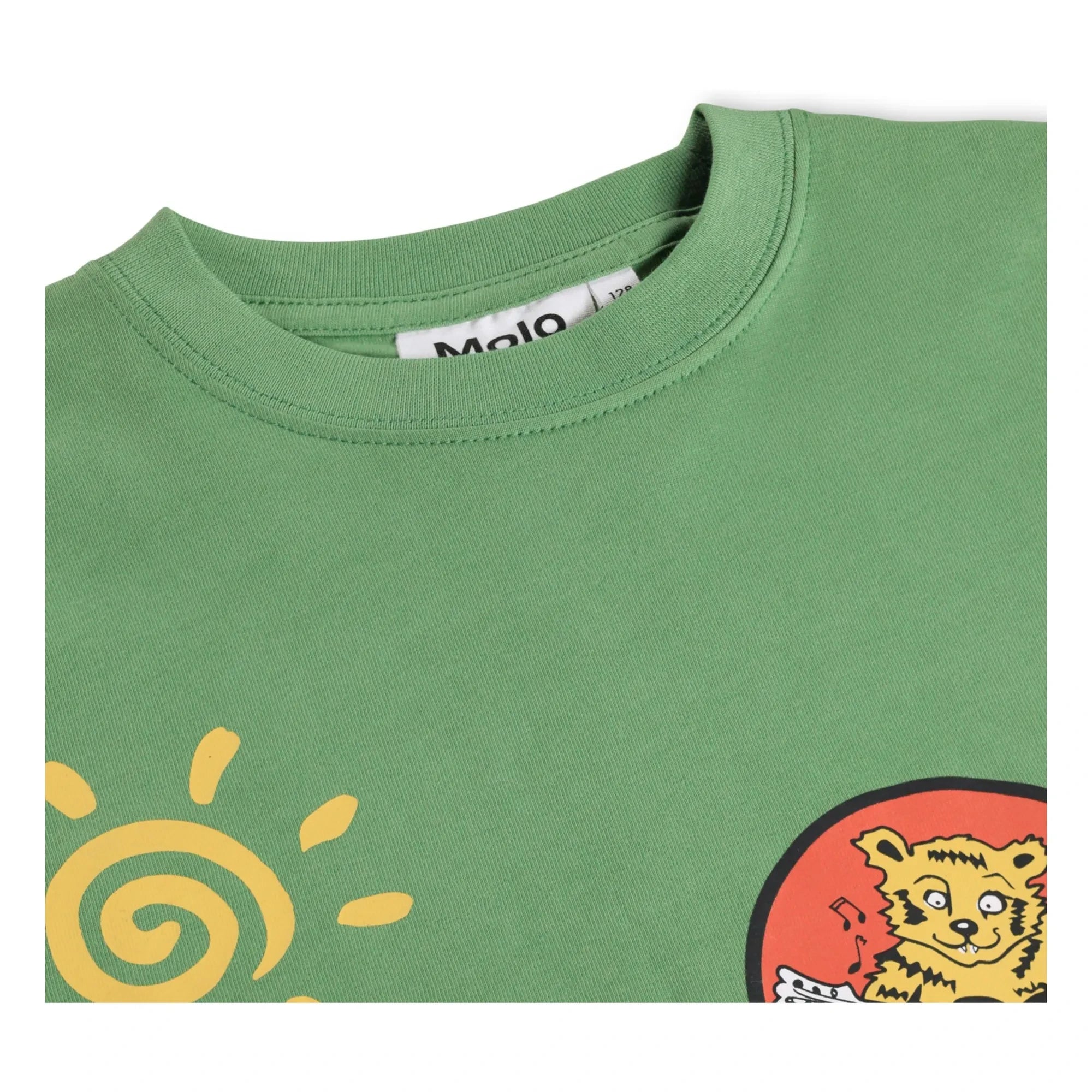 Molo - Riley T-shirt Organic cotton patches | Green