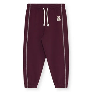 the new society - TNS Logo Stretch Jogger Pantolon | Bordo