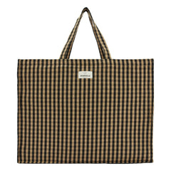 Gabrielle Paris - Vichy Weekend Bag | Brown