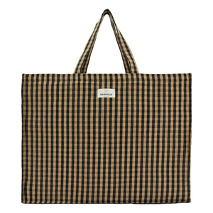 Gabrielle Paris - Vichy Weekend Bag | Brown