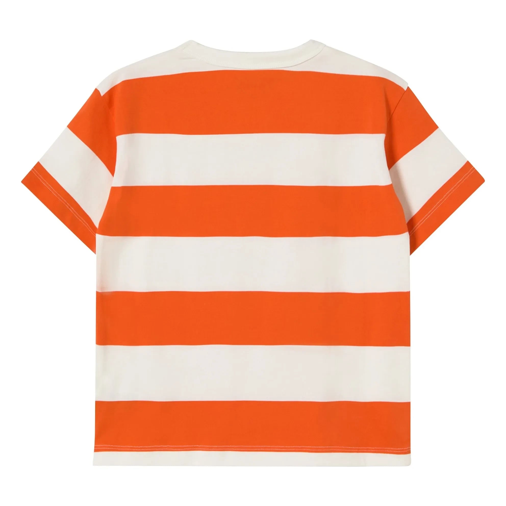 Tinycottons - Striped organic cotton T-shirt | Red