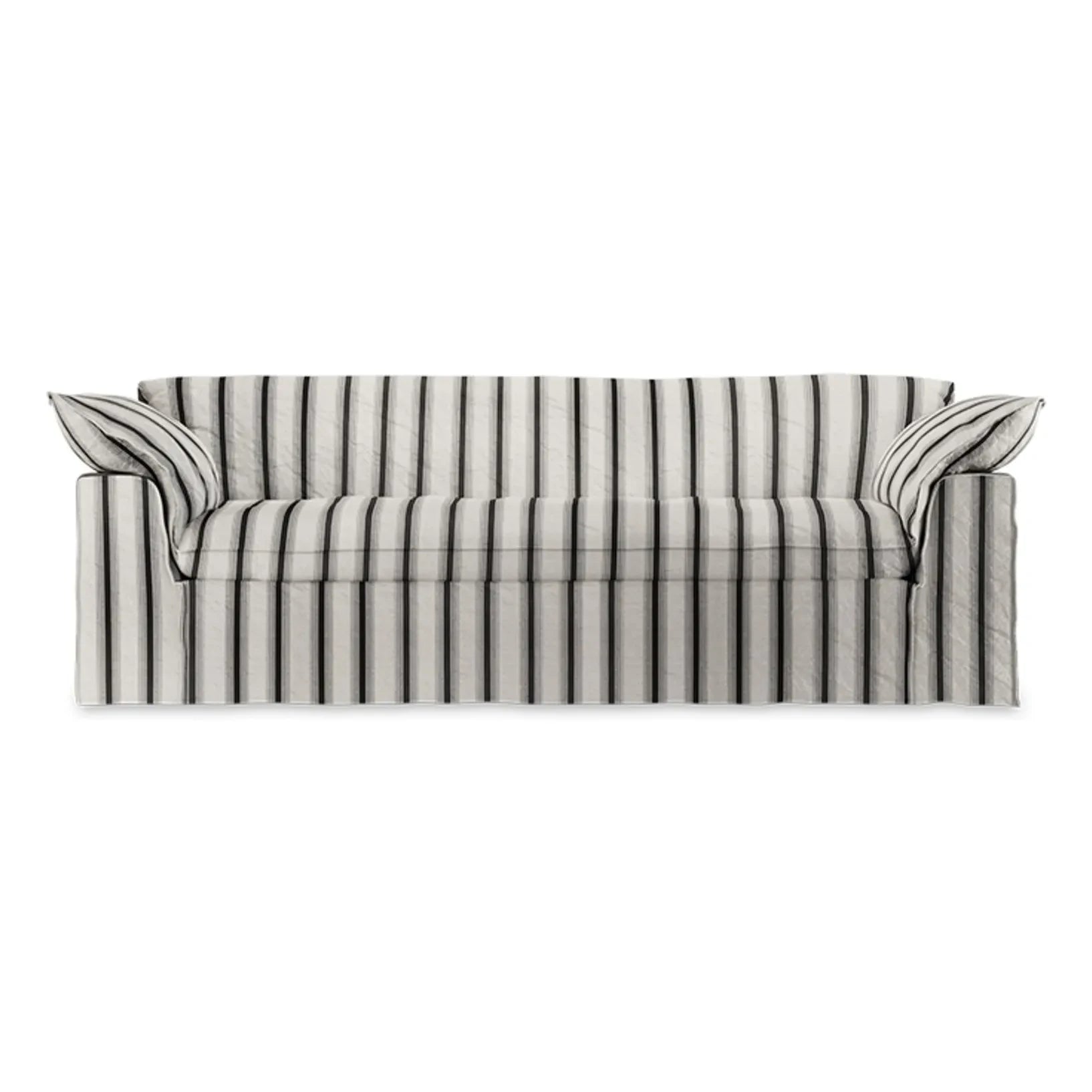 HKliving - Nomad 3-seater striped sofa | Chalk