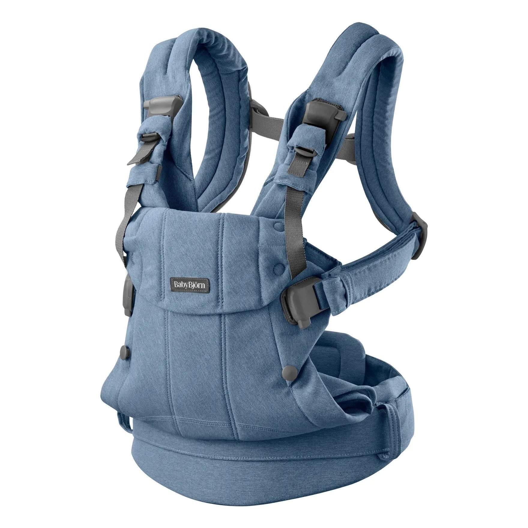 BabyBjörn - Mottled Woven Jersey Harmony Baby Carrier | Blue