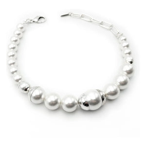 Perrine Taverniti - Montera Pearl Necklace | Silver