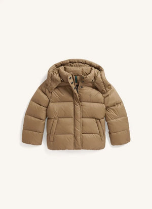 Ralph Lauren - Logo Hooded Jacket | Camel