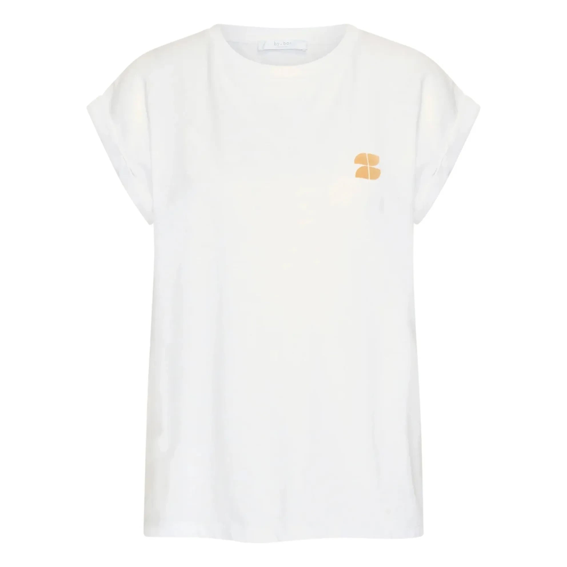 By Bar - Tobi Flame Cotton T-Shirt | White