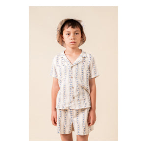 birinit - Bermuda Shorts Sariñena Flowers | Ivory