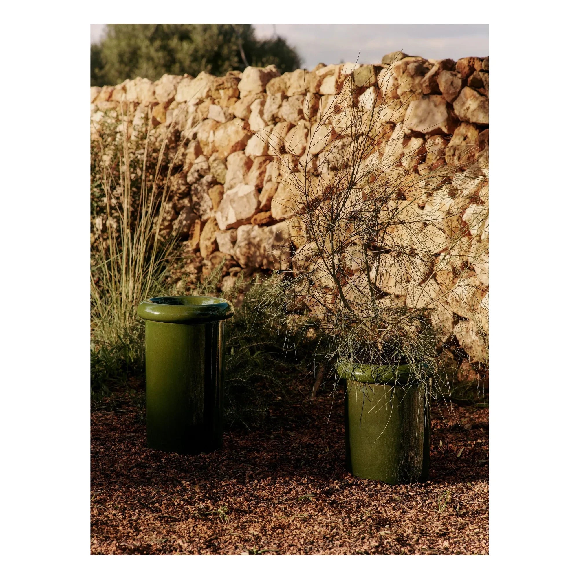 Ferm Living - Rollo planter | Dark Green