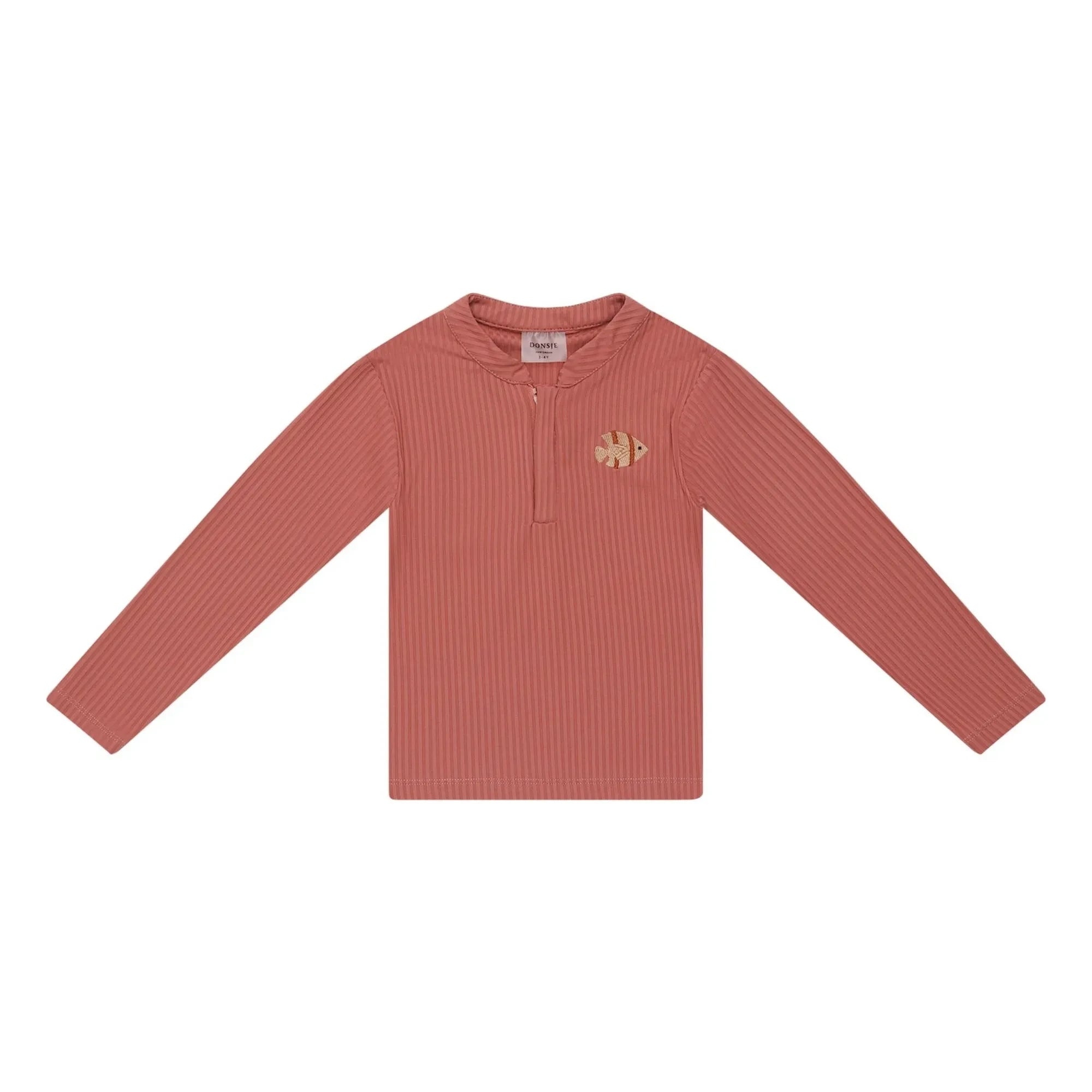 Donsje - Harvie Fish UV-Protected T-Shirt | Terracotta Red