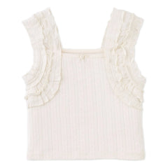 Gingersnaps - Sandra Gathered Top | Ecru