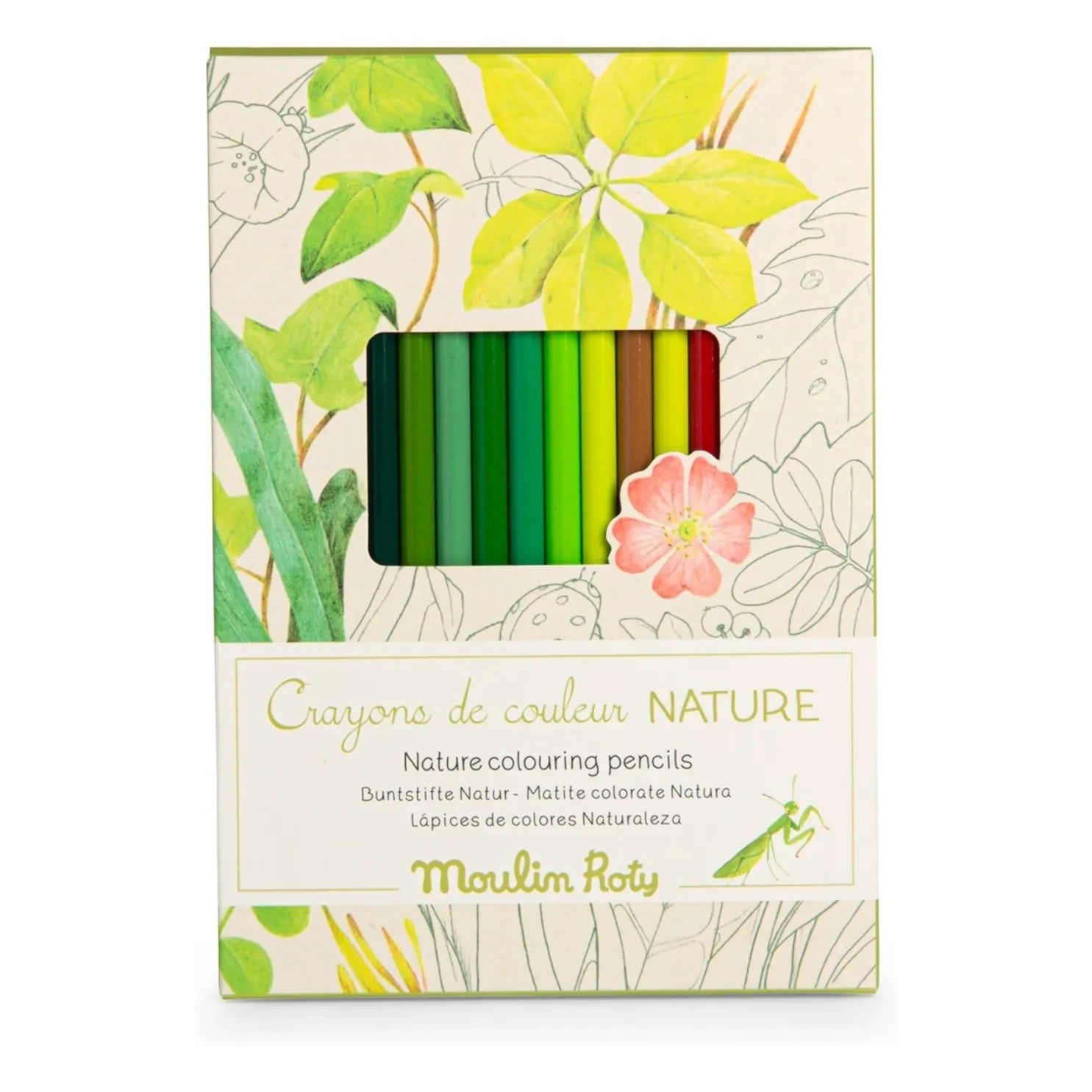 Moulin Roty - Le Botaniste colorful pencils - Le jardin du Moulin