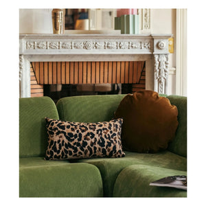 The Socialite Family - Carino Jacquard Rectangular Cushion | Leopard