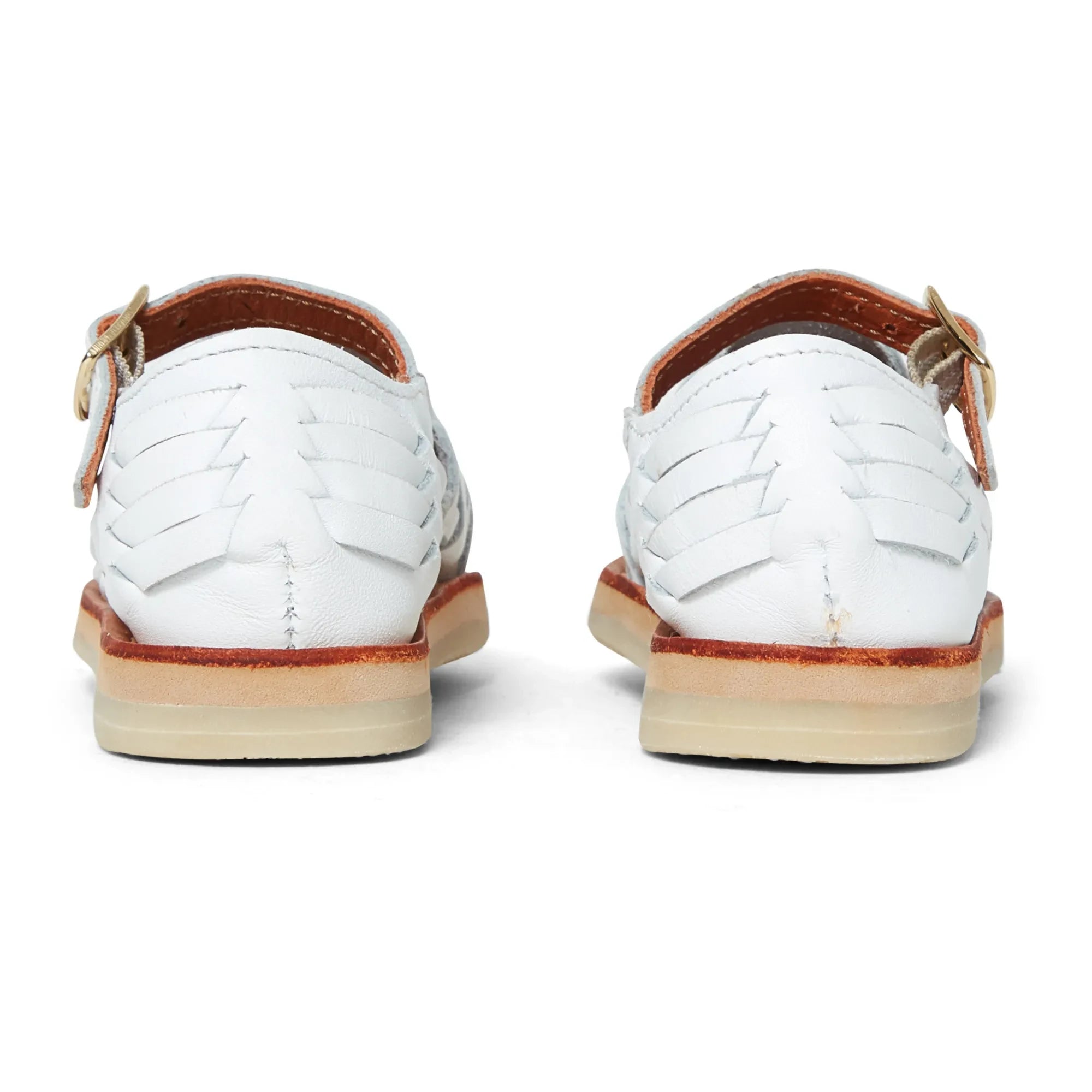 Mapache - Alegria Sandals | White