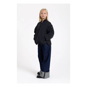 Finger in the nose - Braidy Quilted Bomber | Black