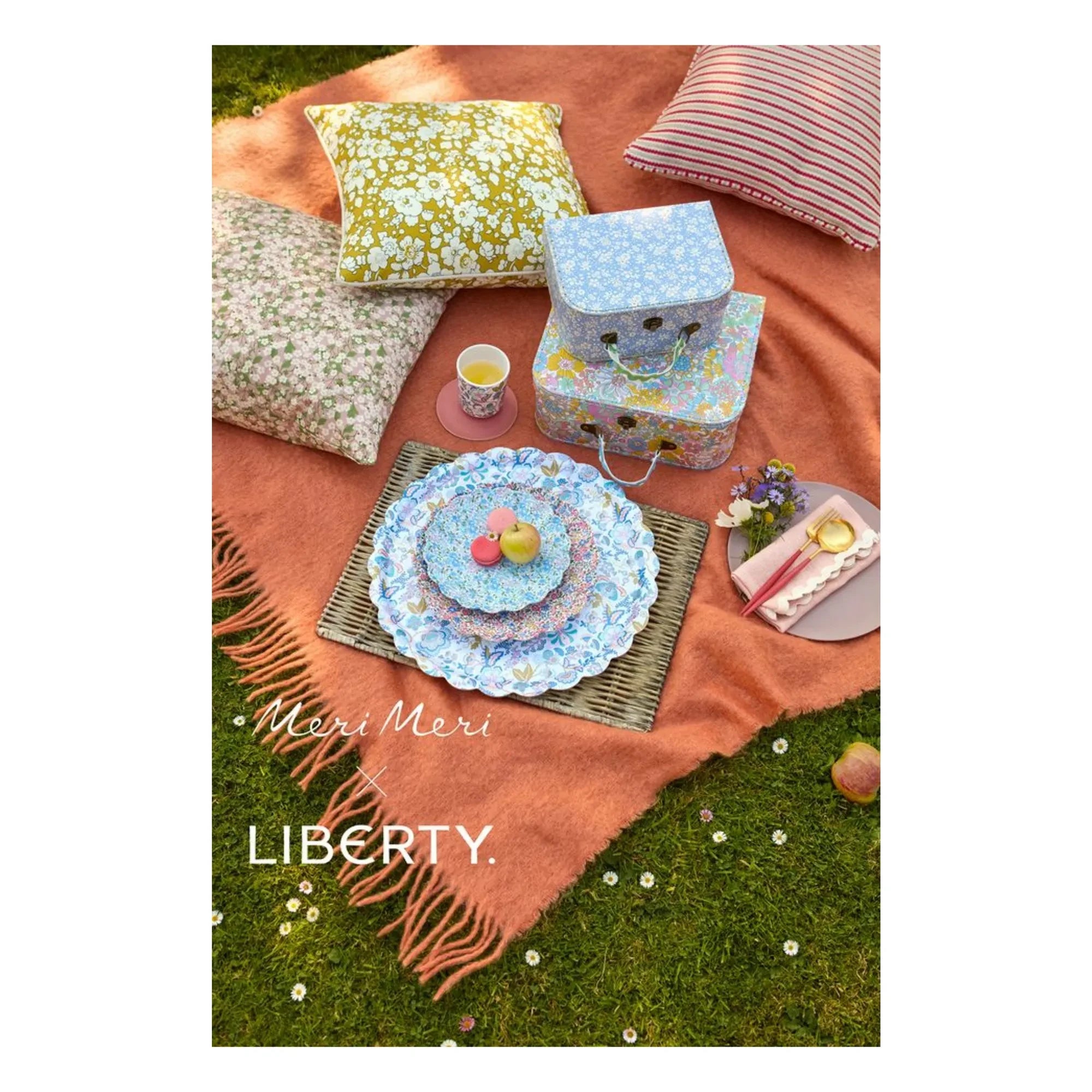 Meri Meri - Melamine Plates - Meri Meri x Liberty - Set of 4