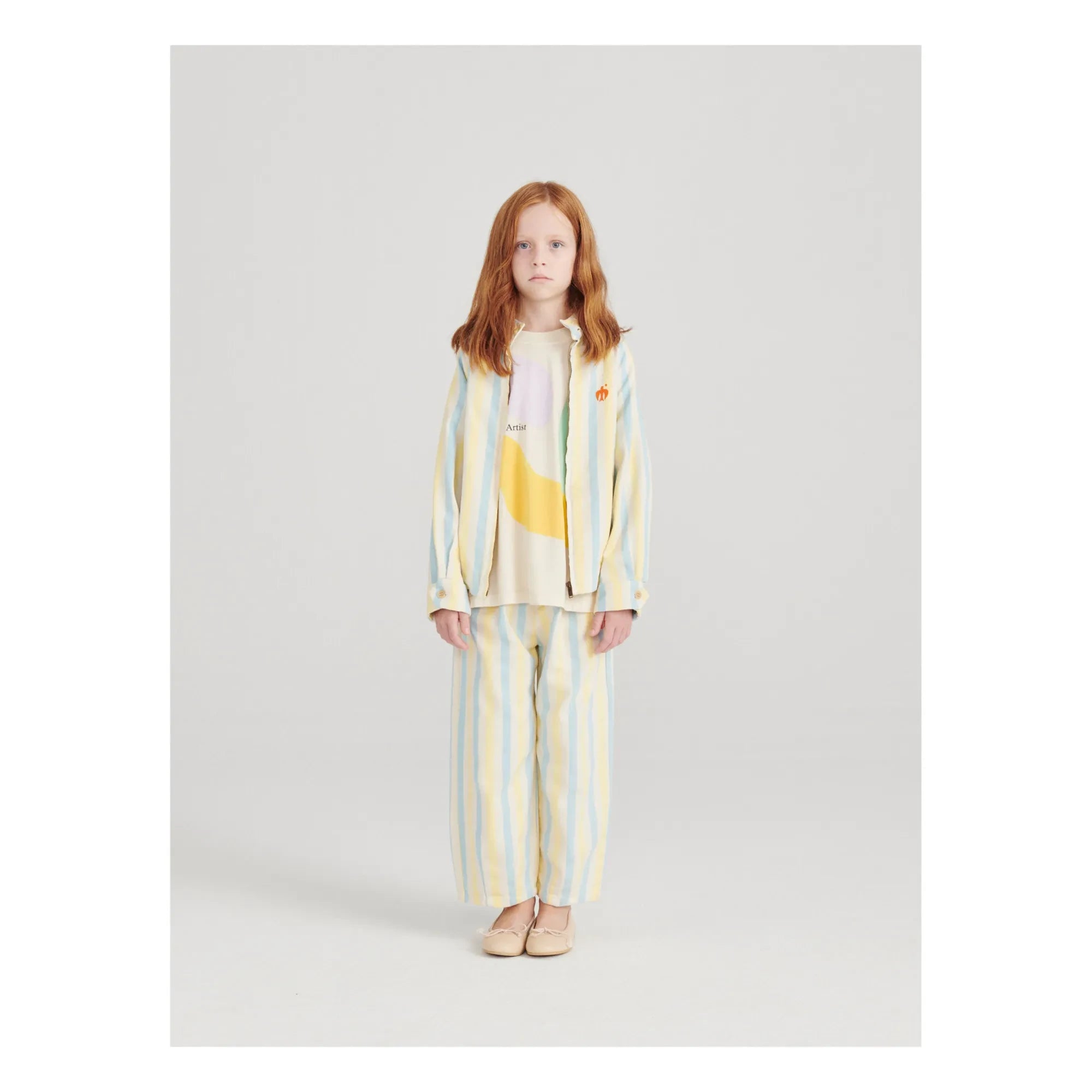 True Artist - Striped Colorful Jacket | Vanilla