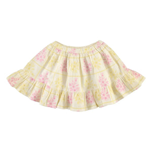 Bebe Organic - Alba Embroidered Skirt | Yellow