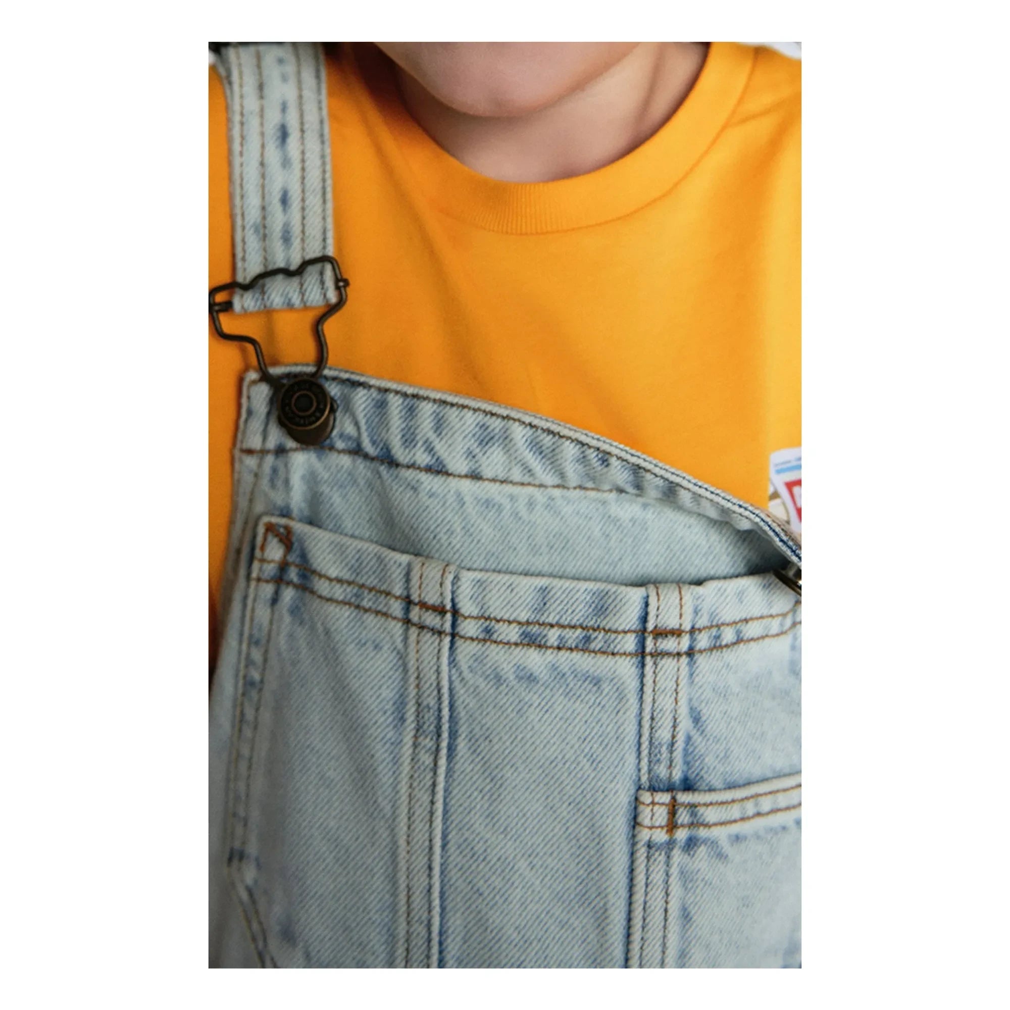 American Vintage - Denim Joybird Jumpsuit | Light Blue