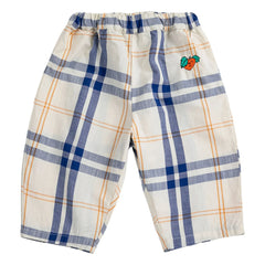 Bobo Choses - Organic Cotton Checkered Pants | Off-white